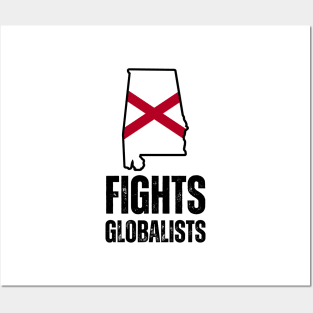 Alabama fights globalists Posters and Art